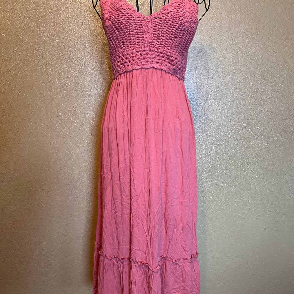 👗 Rose Colored 🌹 Midi Dress | Sz S / F